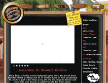 Tablet Screenshot of mineosrestaurant.com